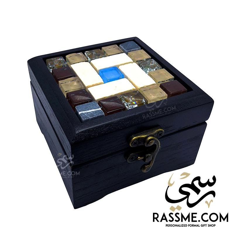 Premium Wooden Box Mosaics - Free Engraving