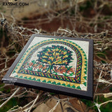 Real Stones Mosaics Tree Of Life Wooden Frame Handcrafted