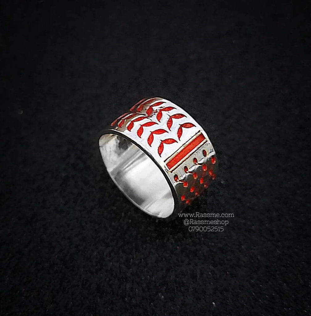Silver 925 Jordanian Hatta Shemagh Kuffiyeh Ring