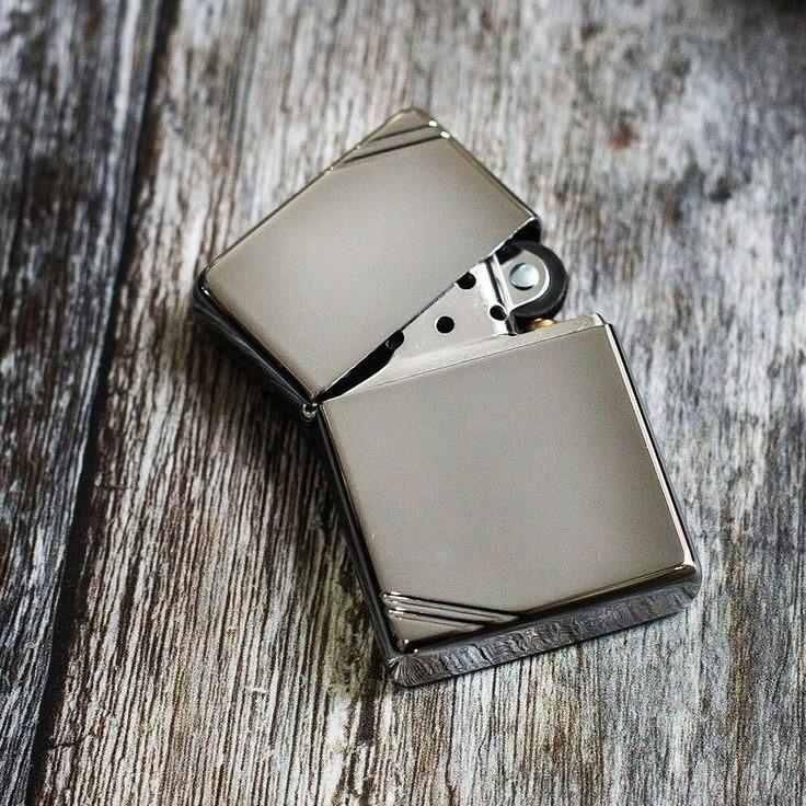 Brushed Silver with Slashes - Zippo Lighters In Jordan