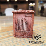 Souvenirs from Jordan Pen Holder Petra, Jerash & Castle Kerak