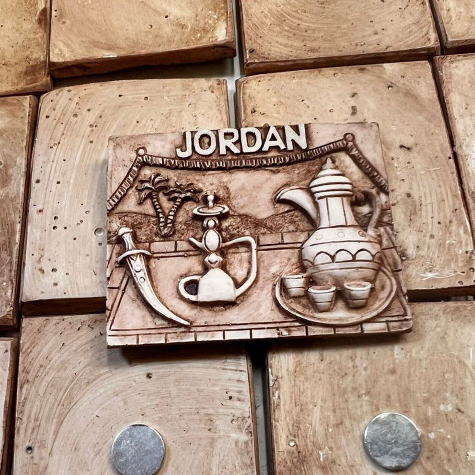 Resin 3D Jordan Souvenir Magnet Desert