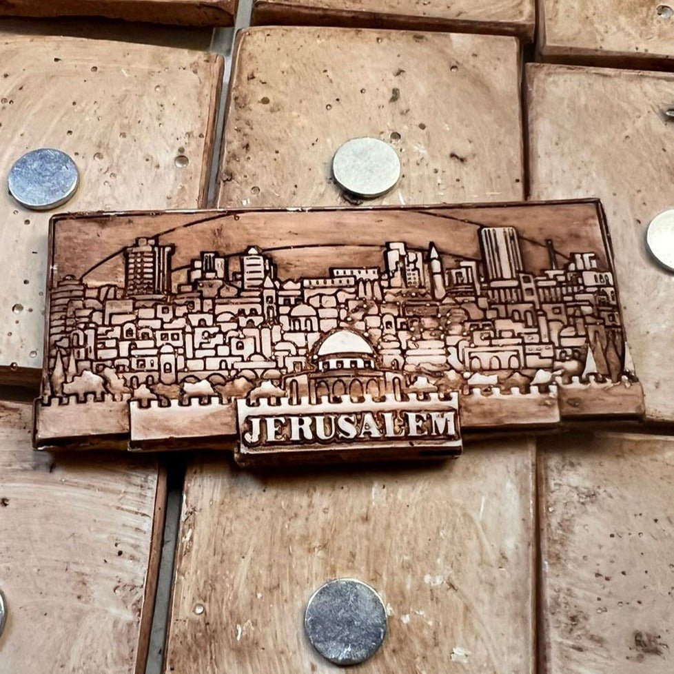 Resin 3D Jordan Souvenir Magnet Jerusalem