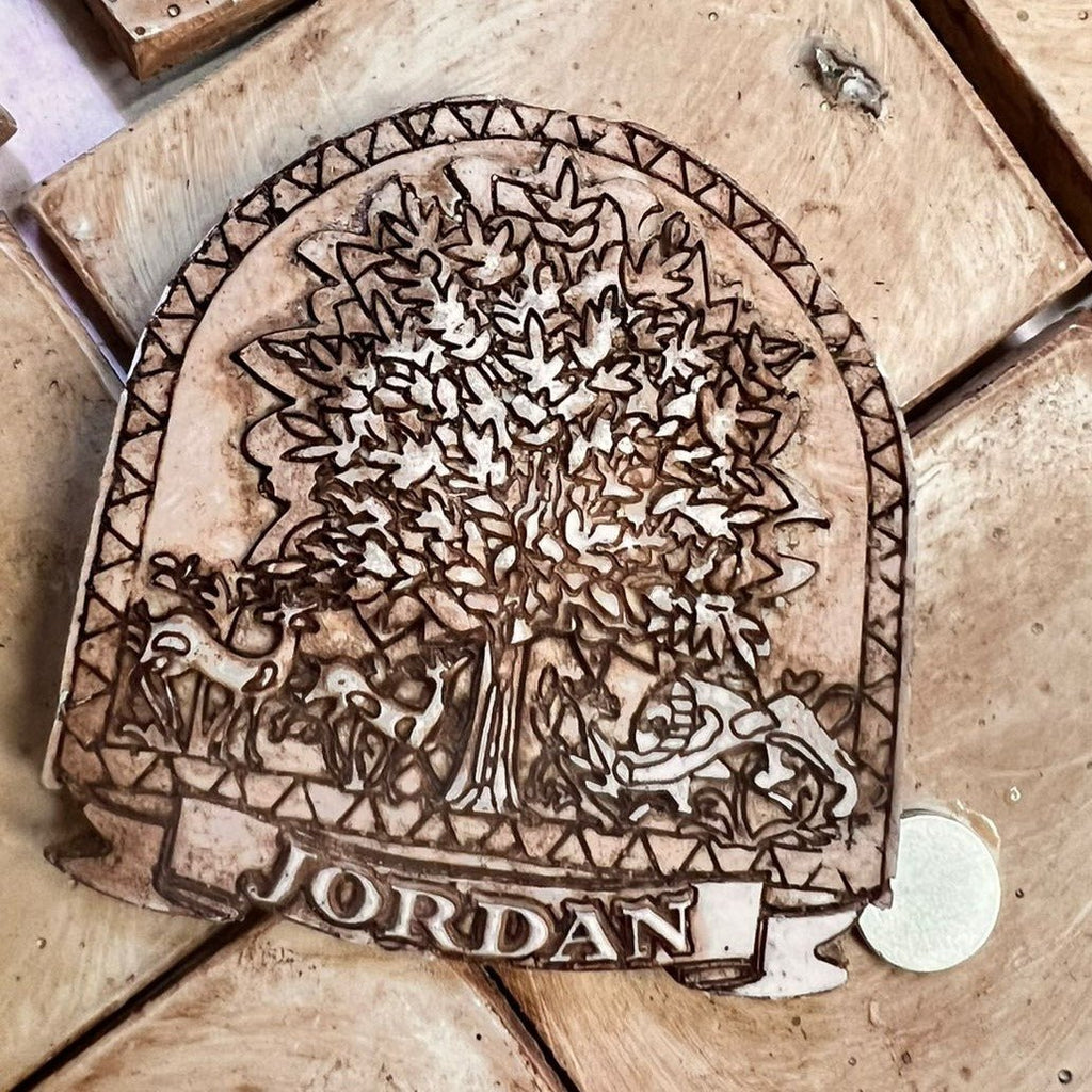 Resin 3D Jordan Souvenir Magnet Tree of Life Arc