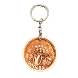 Resin 3D Madaba Tree of Life Keychain