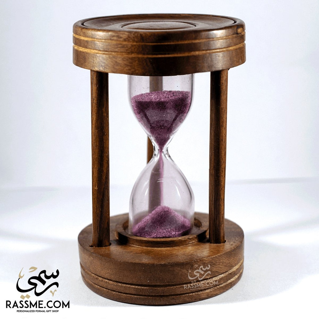 Hourglass Rosewood Sand Clock