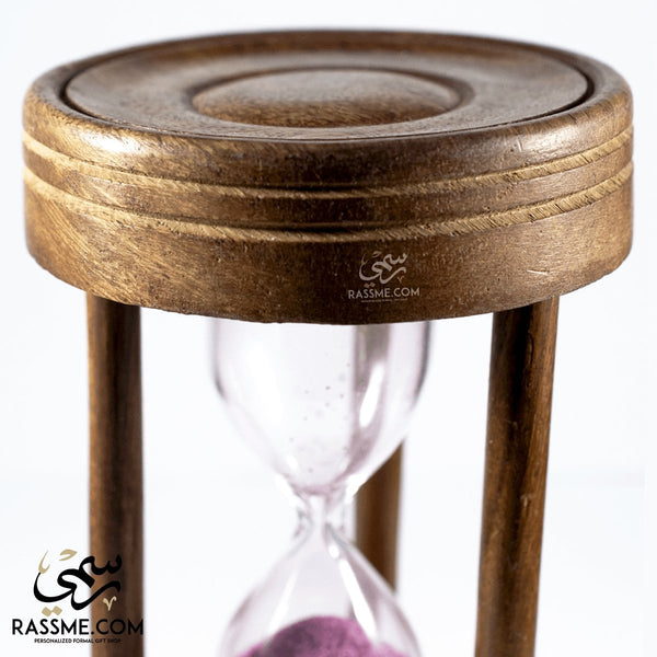Hourglass Rosewood Sand Clock