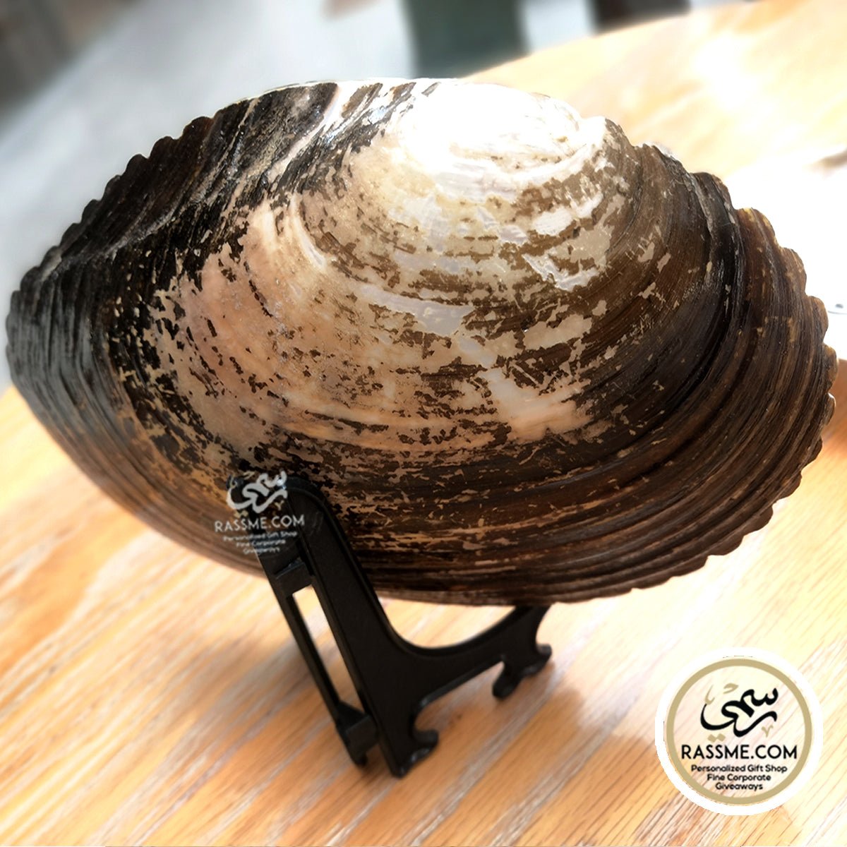Calligraphy Hand Writing on Real Pearl Shell