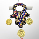 Sadu Handcrafted Mirror Hand Palm Hamsa