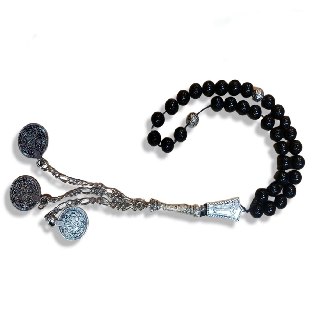Simple Black Prayer Beads