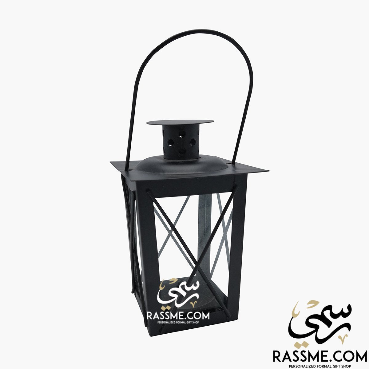 Small Transparency Cube Lantern Glass - Desk / Candle