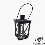 Small Transparency Cube Lantern Glass - Desk / Candle