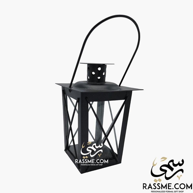 Small Transparency Cube Lantern Glass - Desk / Candle