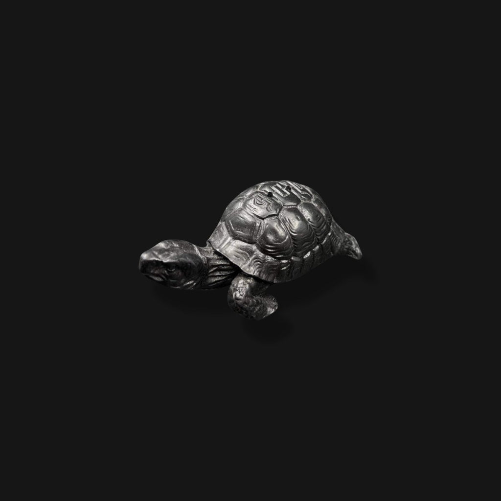 Small Turtle White Metal