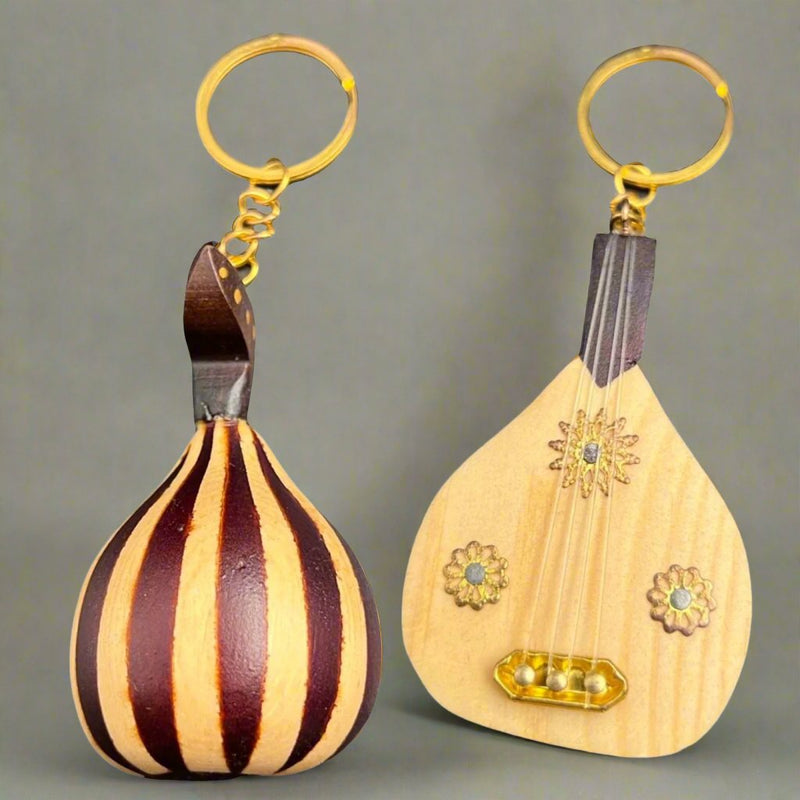 Small Wooden Oud Keychain Fidget