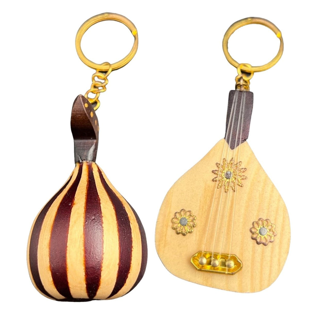 Small Wooden Oud Keychain Fidget