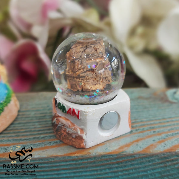 Snowball Magnet Souvenirs from Jordan Petra