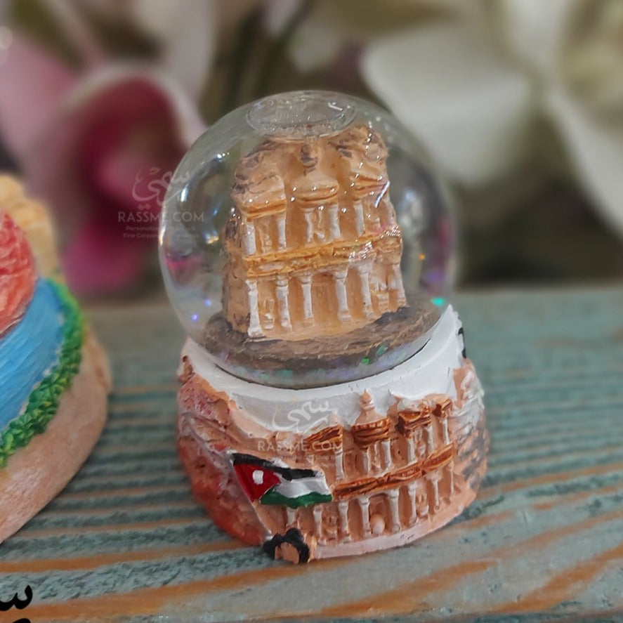 Snowball Magnet Souvenirs from Jordan Petra