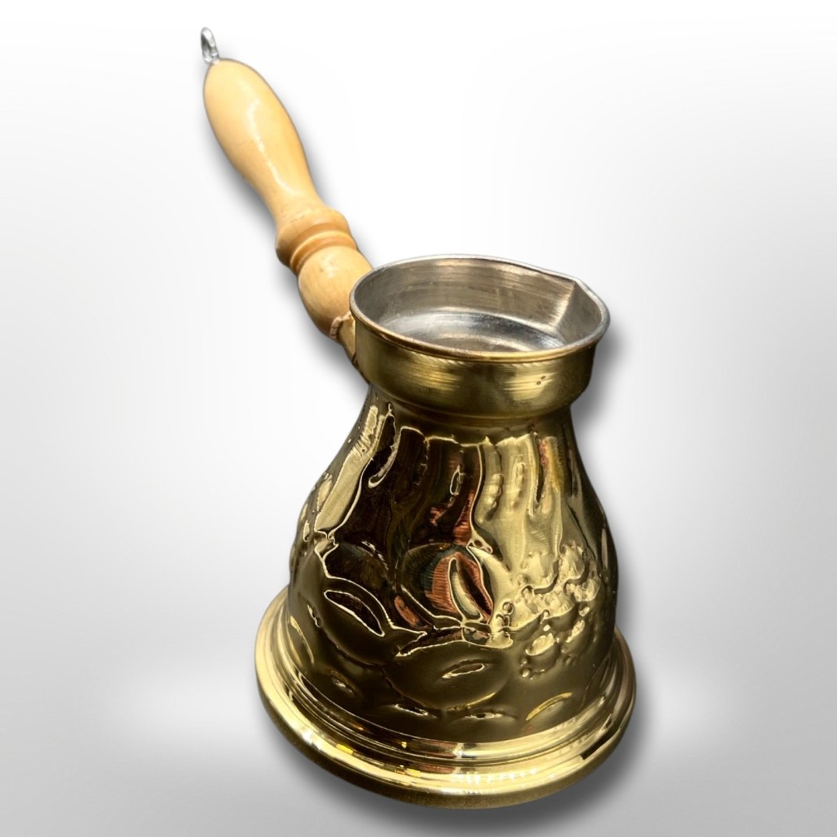 Solid Brass Handcrafted Coffee Pot
