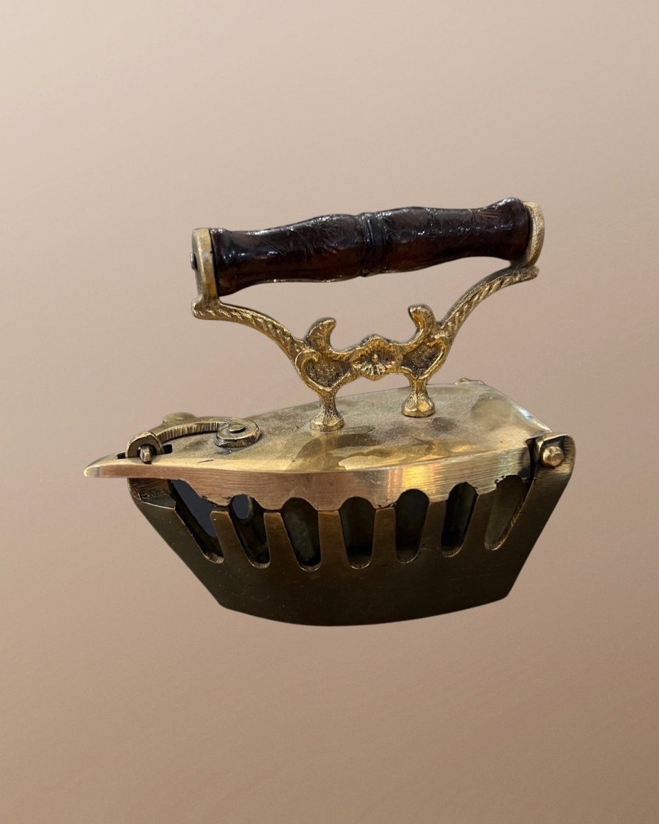 Solid Brass Iron Wooden Handle
