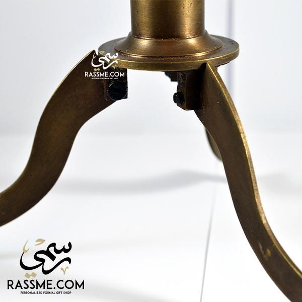 Solid Brass Telescope Leather With Tripod - Free Engraving