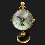 Solid Brass Vintage Desk Clock