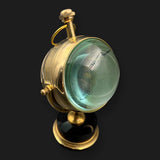 Solid Brass Vintage Desk Clock