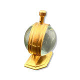 Solid Brass Vintage Desk Clock