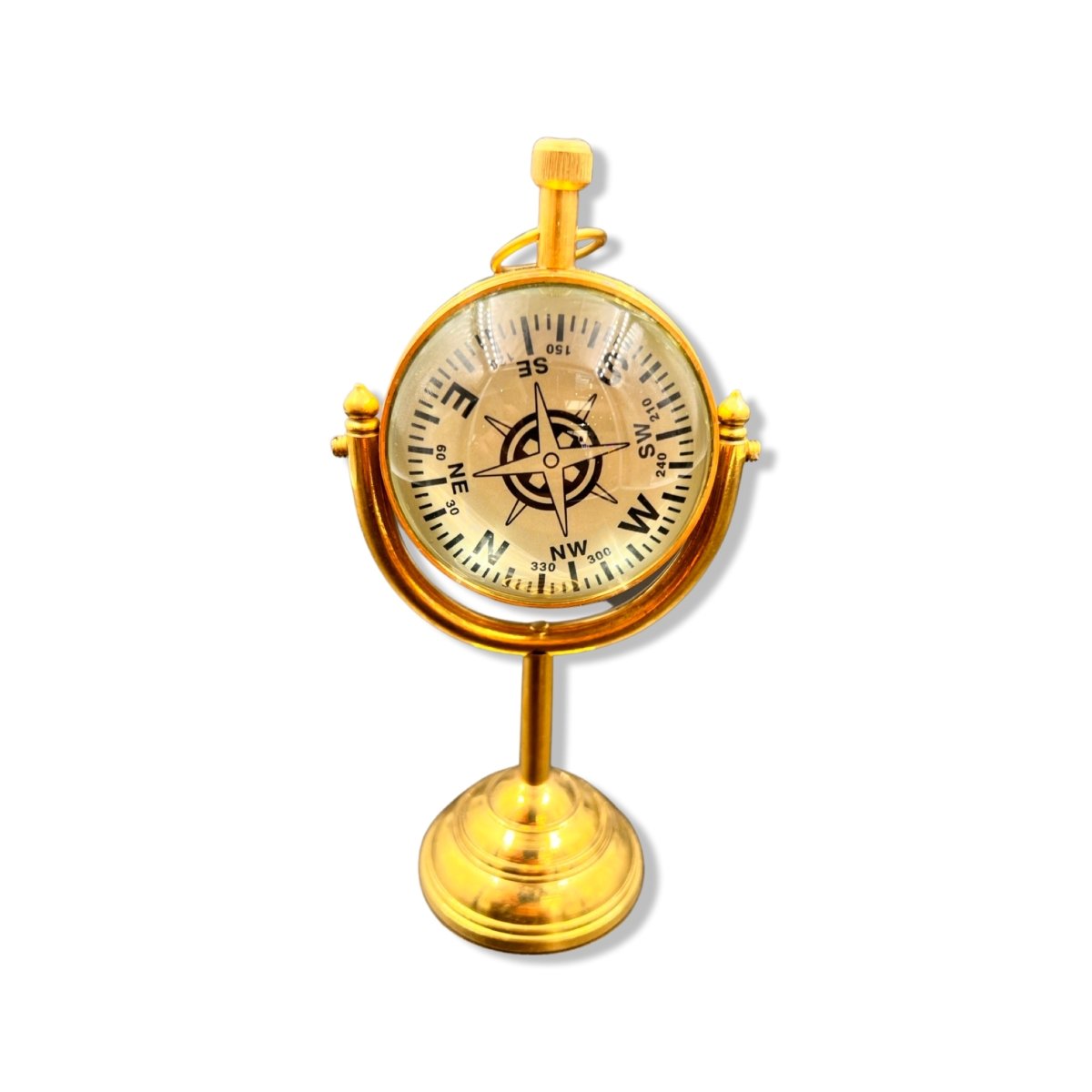 Solid Brass Vintage Desk Clock Free Engraving Rassme