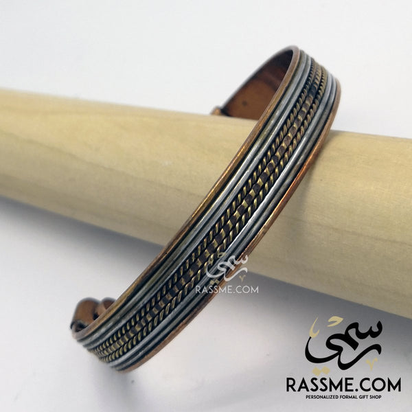 Solid Copper Magnetic Negative Ions Bracelets