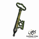 Solid Iron Indian Antique Turquoise Key