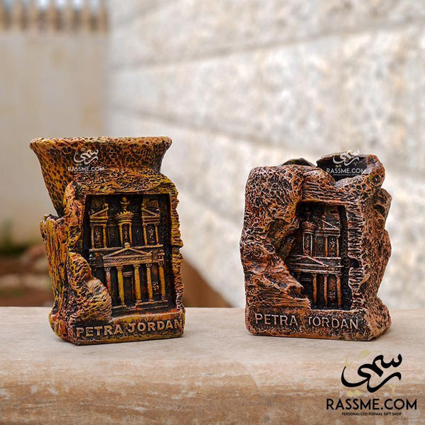 Souvenir from Jordan Petra 3D Resin Crafts Pen Holder