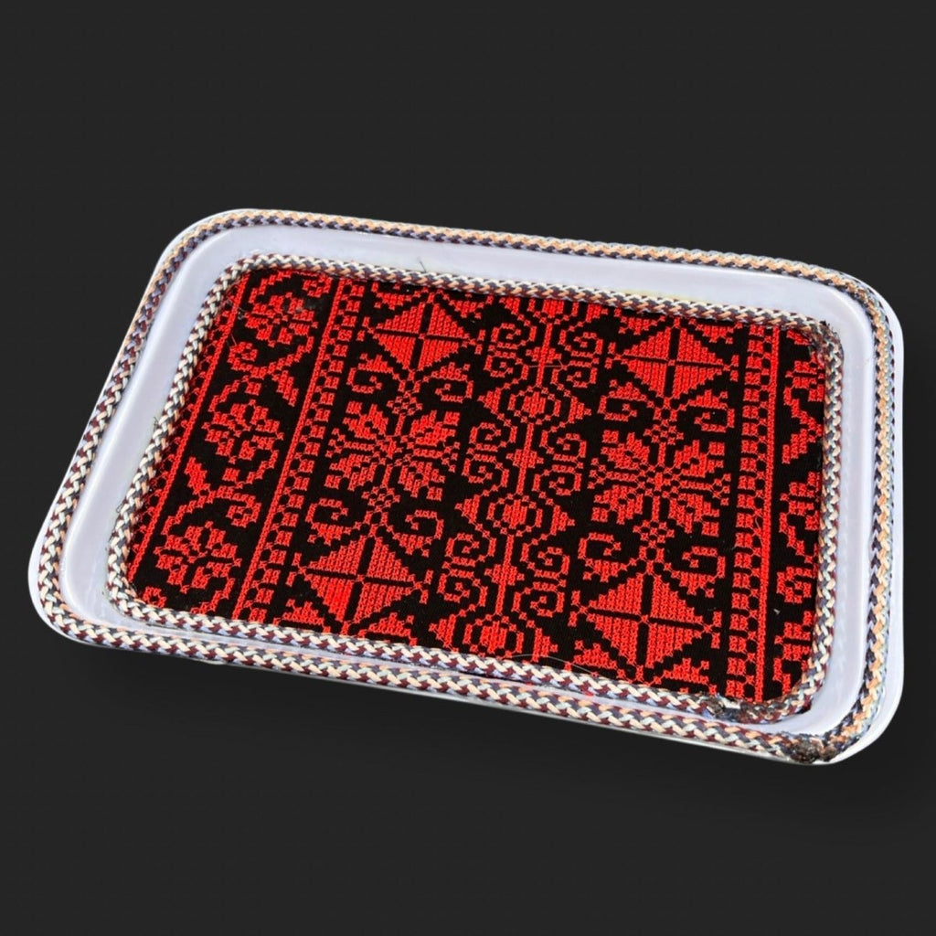 Tatreez Embroidery Rectangle Tray