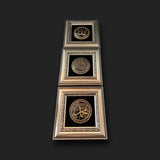 Three Small Wall Frames Home Decor