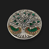 Tree of Life Incense Stick Holder Tray Gemstone Ash Catcher