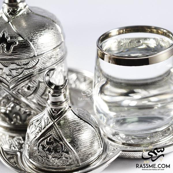 Turkish Coffee Cup and Water Glass set