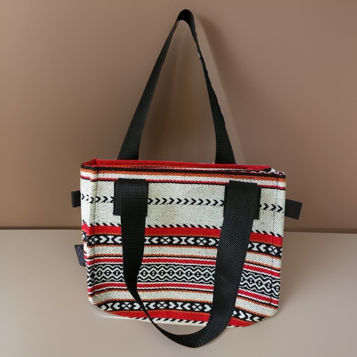 Unisex Sadu Jacket Bedouin Jacket Black White Red