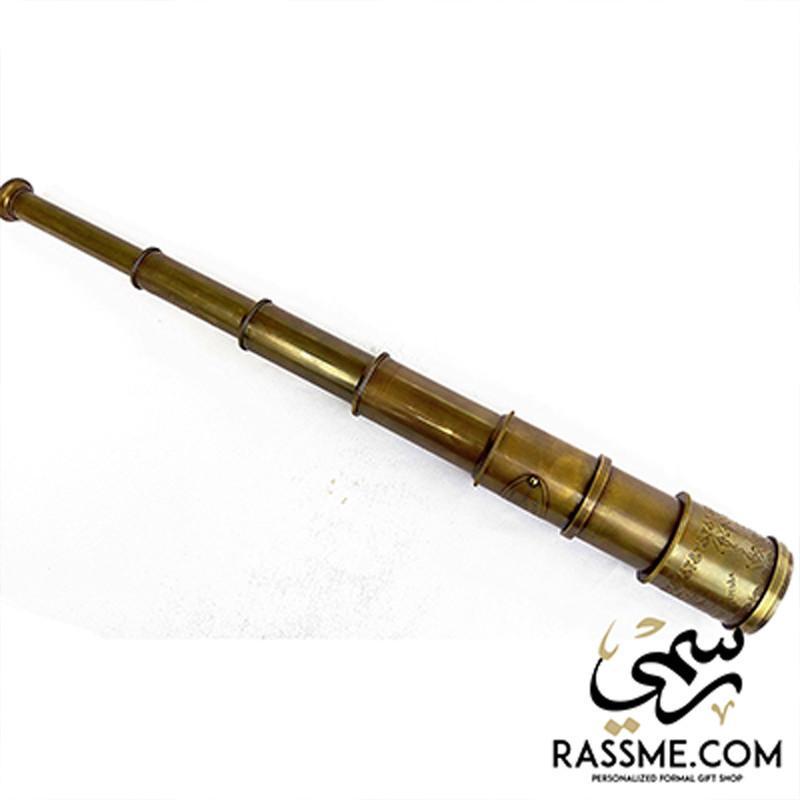 Victorian Solid Brass Telescope Multi Levels With Box - Free Engraving