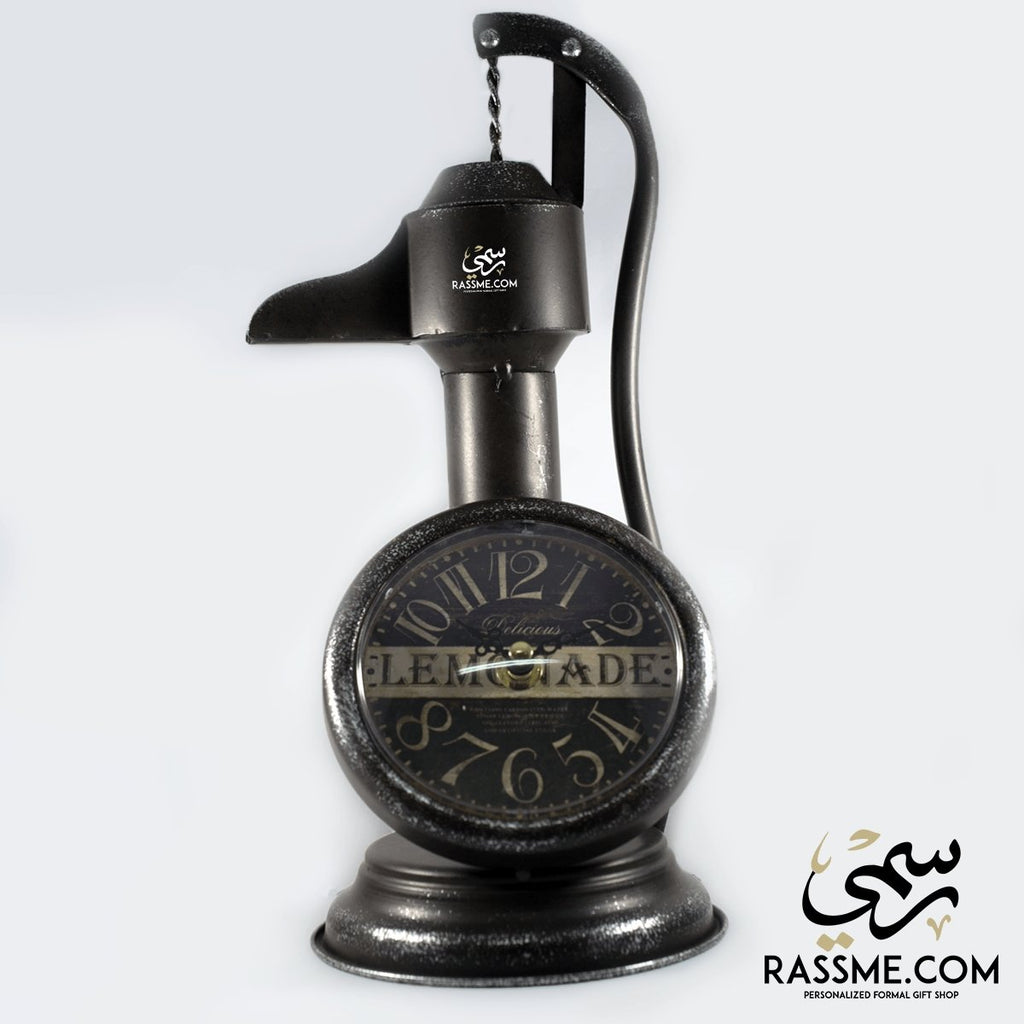 Water Pump Desk Clock
