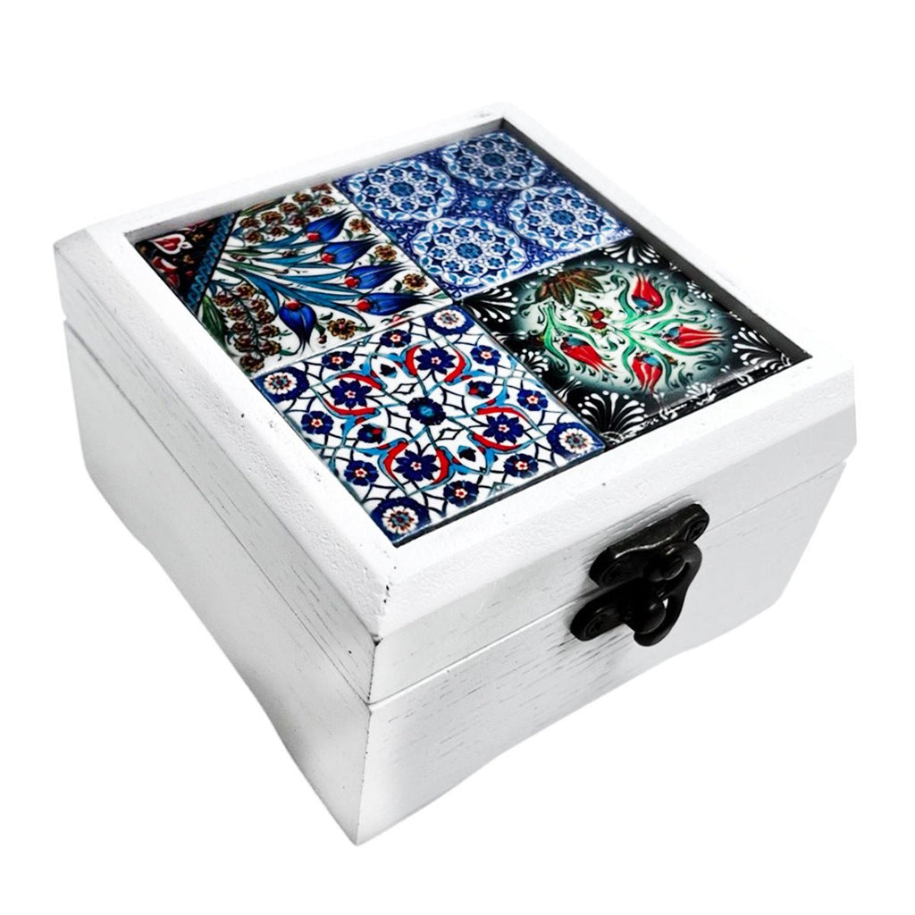 White Box With Moroccan Pattern