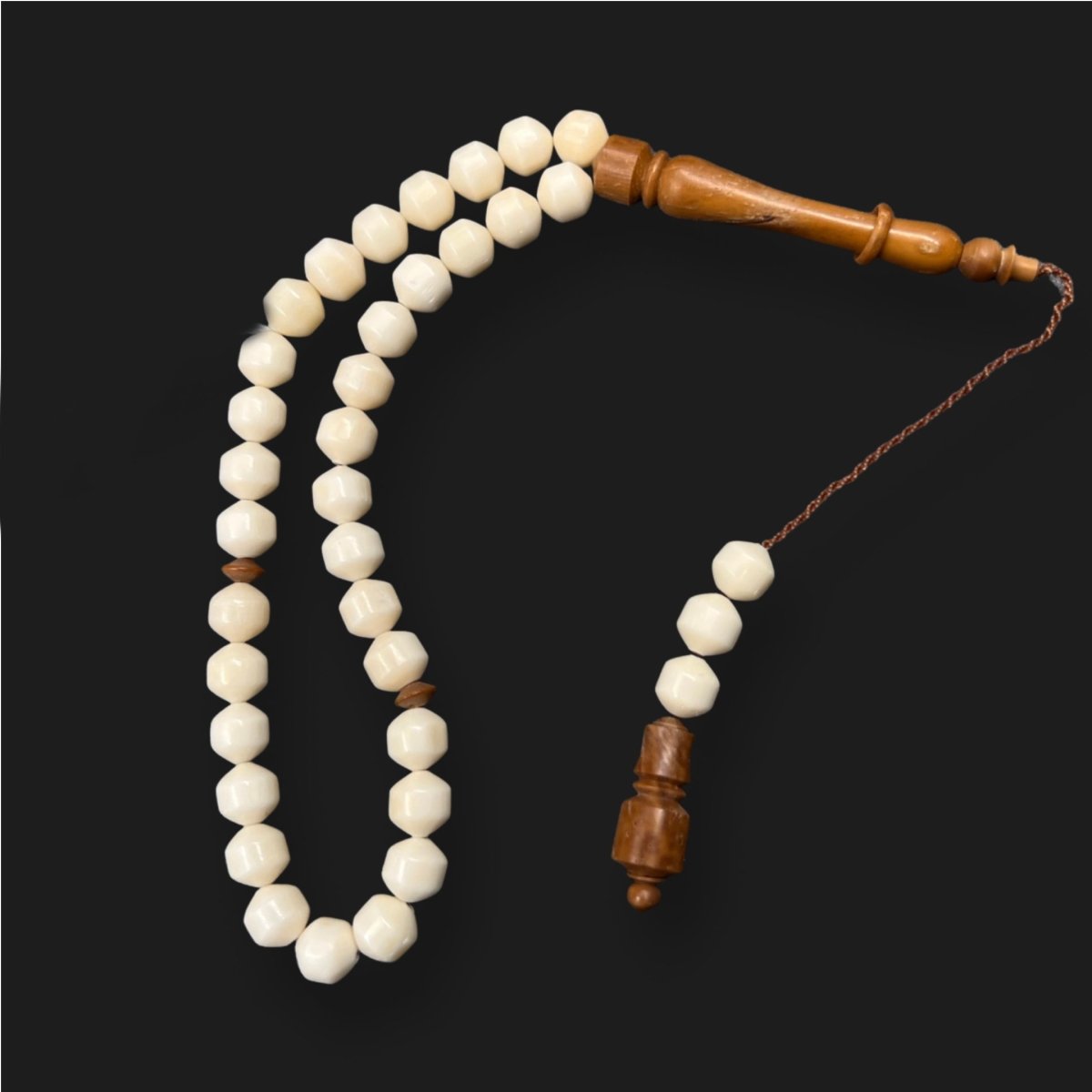 Bones with kok wood Rosary Prayer Beads