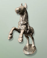 White Metal Arabian Horse