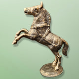 White Metal Arabian Horse