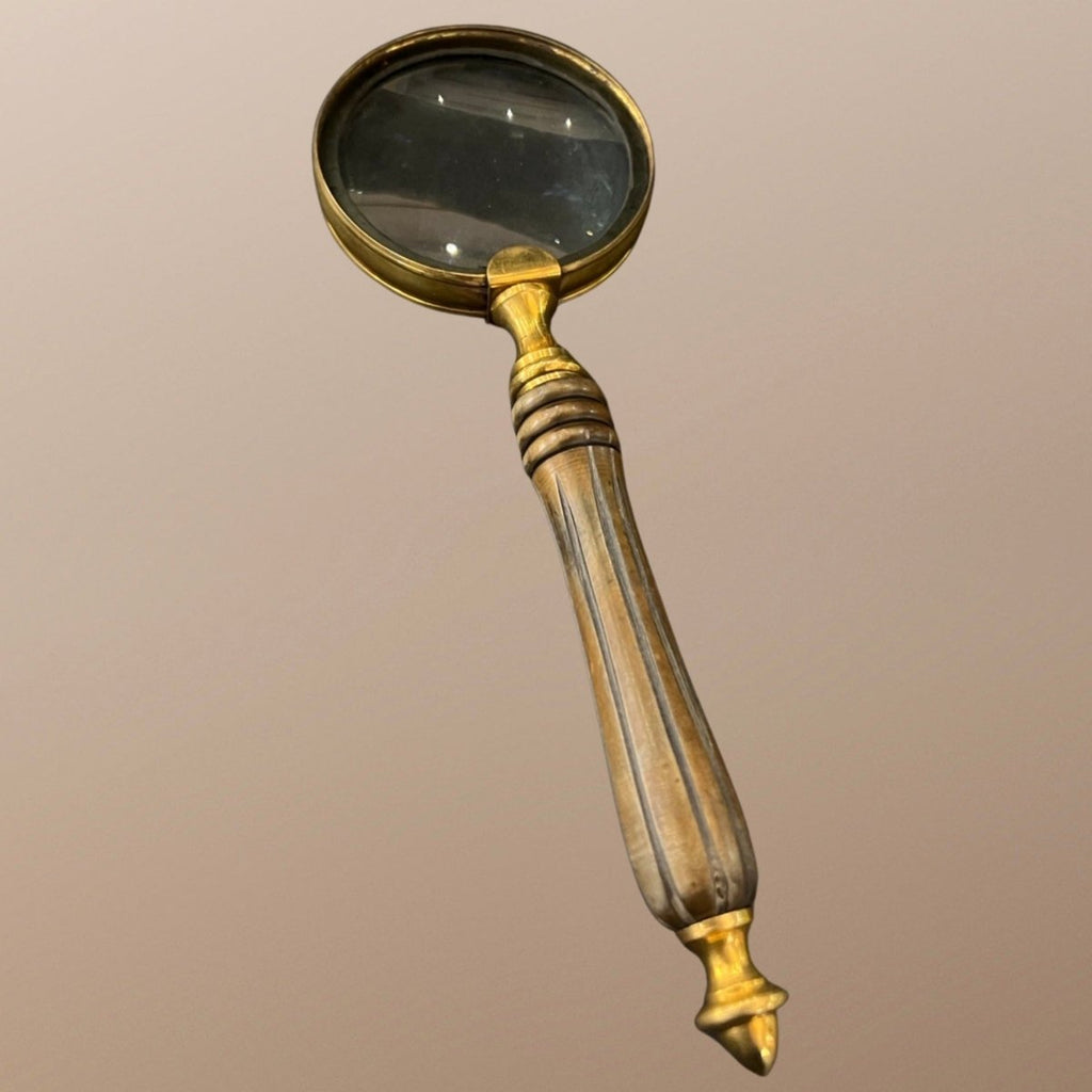 Wood and Brass Magnifier Frame