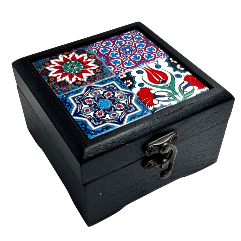Wooden Box Moroccan Pattern