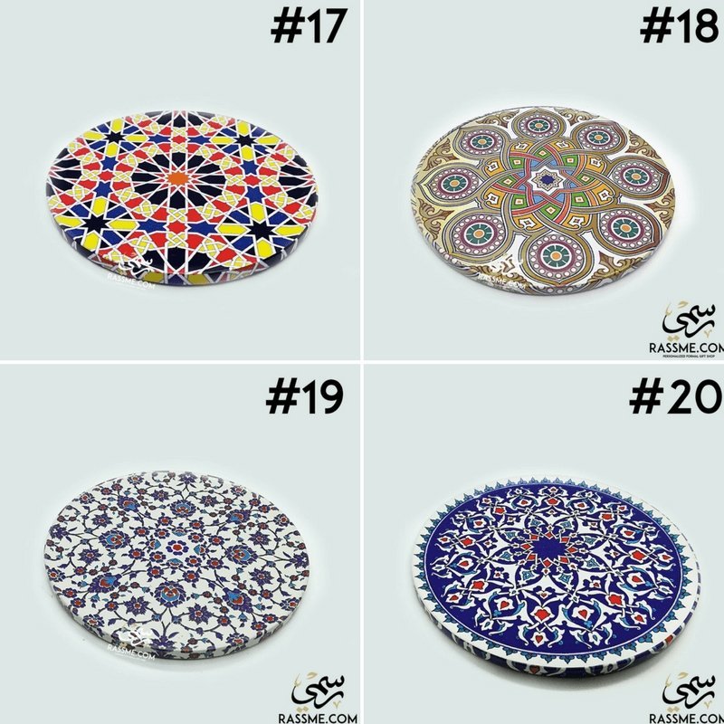 Wooden Moroccan Coasters