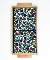 Wooden Palestinian Ceramic Large Tray