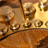 Wooden Rounded Base Balance Weighing weights Justice Scale - Free Engraving