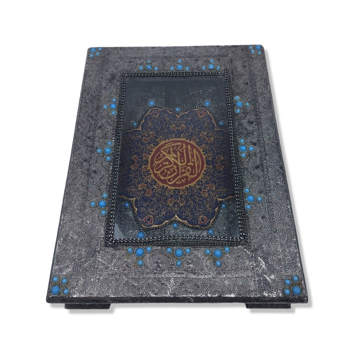 Wooden Silver Shell Holly Quran Box