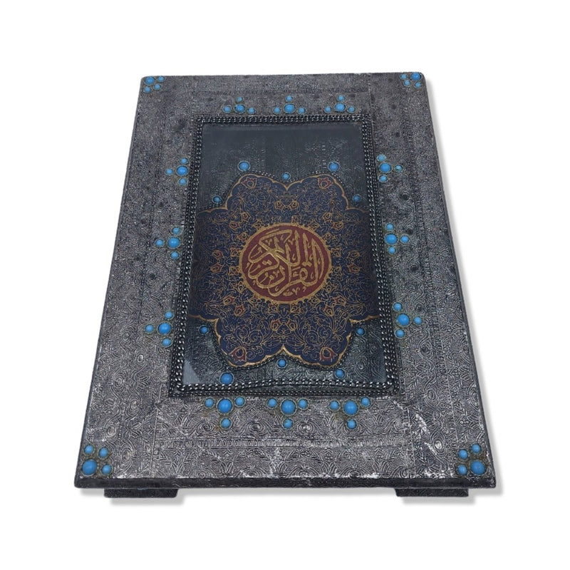 Wooden Silver Shell Holly Quran Box